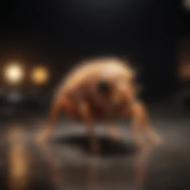 Visual representation of symptoms caused by mite infestations