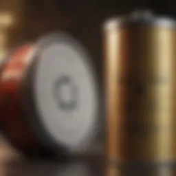 Close-up view of a bug bomb canister highlighting safety instructions