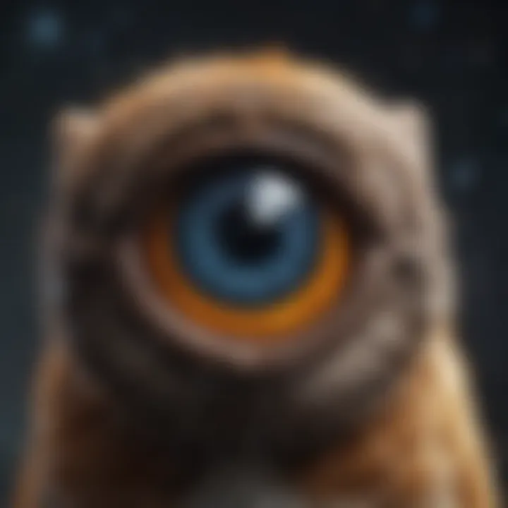 Astrological symbols intertwined with social media icons