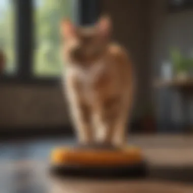 Importance of Exercise in Weight Management for Cats Cat exercising to manage weight