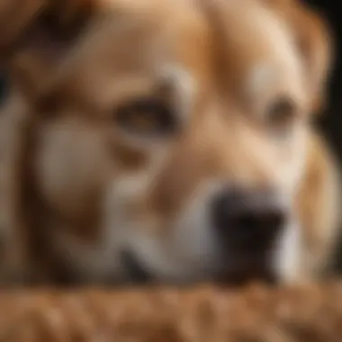High-Quality Dog Food with Natural Ingredients Close-up of high-quality dog food with natural ingredients
