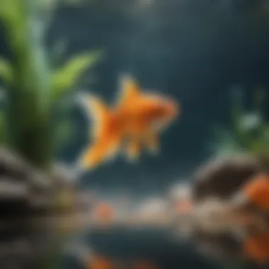 Spacious Aquatic Setup for Goldfish Spacious aquatic setup for goldfish