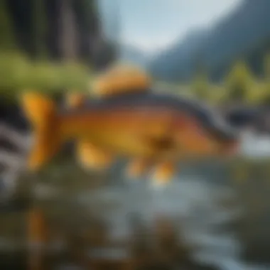 A vibrant display of various fish species found in Montana waters