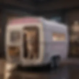 A high-quality pet trailer showcasing its spacious interior and durable design.