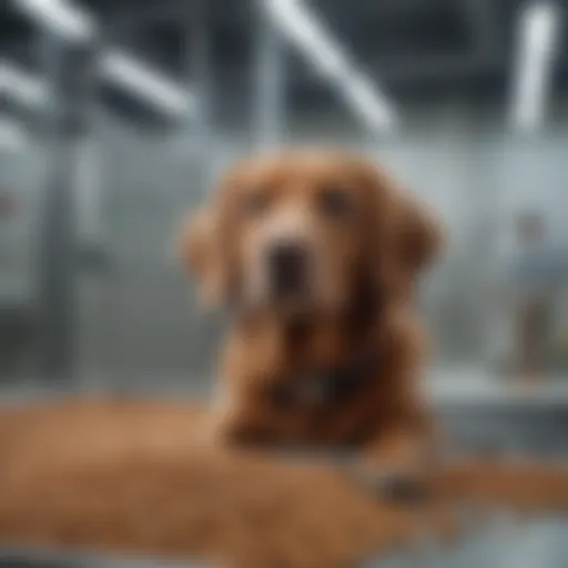 View of Blue Diamond Dog Food manufacturing facility