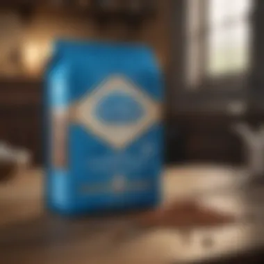 Packaging of Blue Diamond Dog Food products