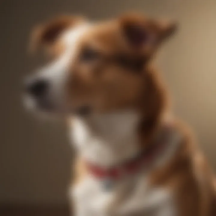 A charming dog named Estrella with a star-shaped collar