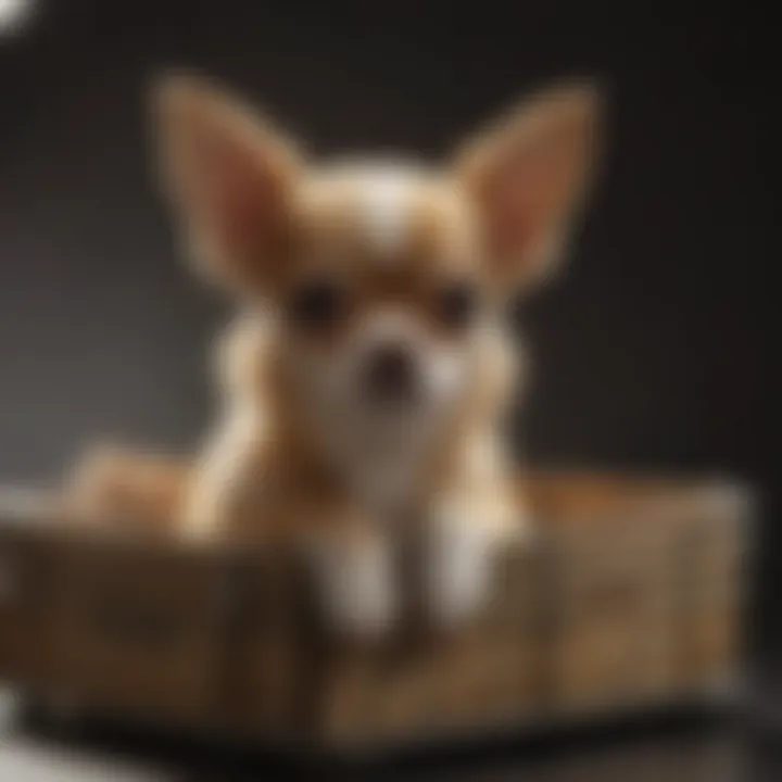 Measuring a Chihuahua for crate sizing
