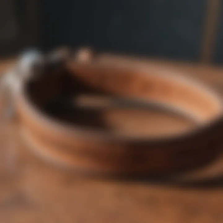Care and maintenance tools for leather dog collars