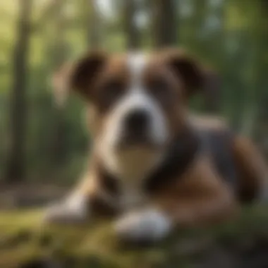 Advanced Security Camera for Pet Monitoring High-tech security camera monitoring a dog