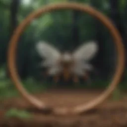 Illustration of a circle trap designed for capturing lanternflies