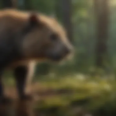 Diverse Invasive Animal Species Diverse invasive animal species in a natural habitat
