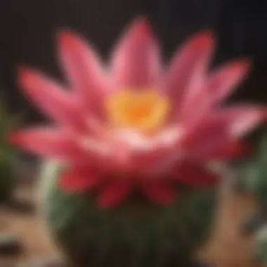 Stunning Blooms of Spring Cactus Vibrant spring cactus showcasing its unique blooms