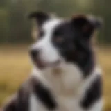 Border Collie with shiny coat after using the right shampoo