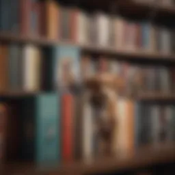 A diverse collection of puppy training books displayed on a bookshelf