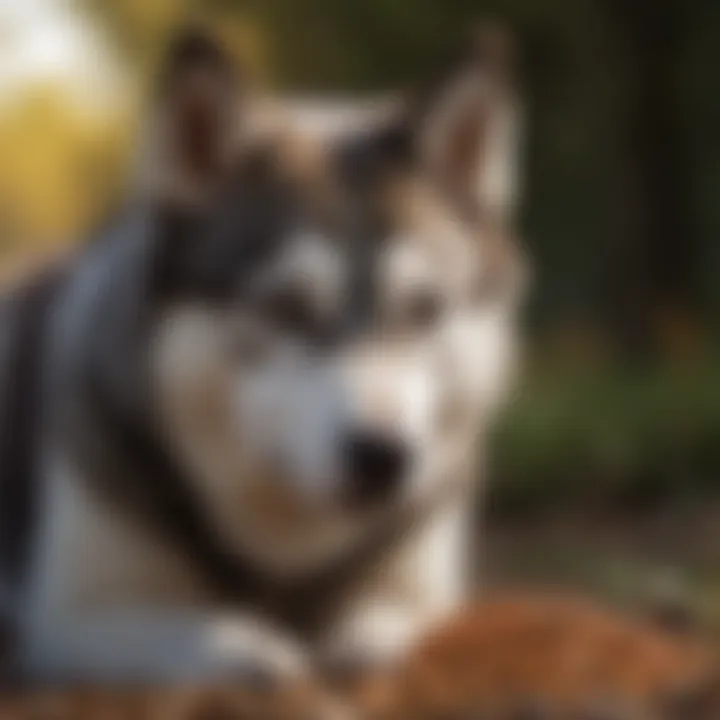 Key ingredients in dog food for Huskies