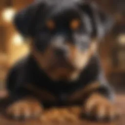 Nutritional analysis of Rottweiler puppy food