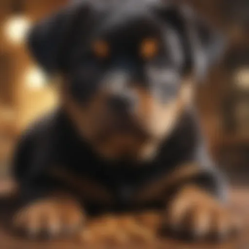 Nutritional analysis of Rottweiler puppy food