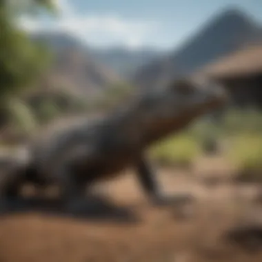 Habitat Comparison: Wild vs. Domestic Comparison of a Komodo dragon's habitat vs. a typical domestic environment
