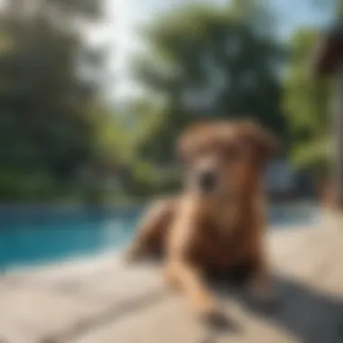 Protective Measures: Innovative Pool Covers Innovative pool cover designed to keep pets safe.