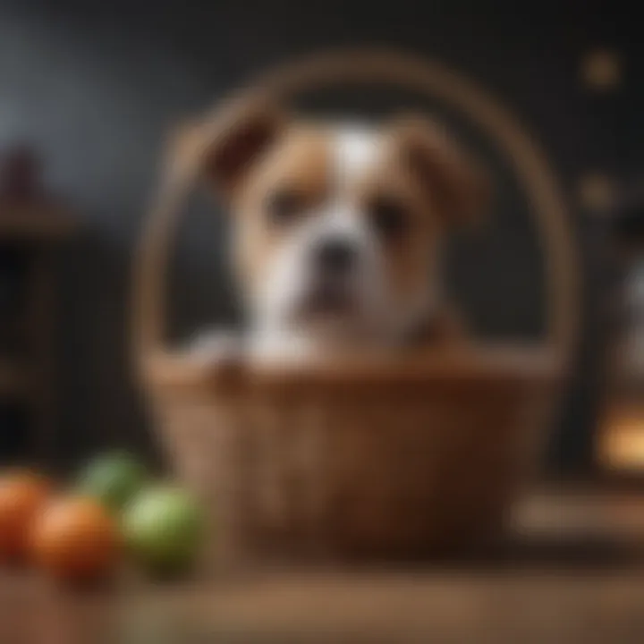 Innovative features of modern dog toy baskets