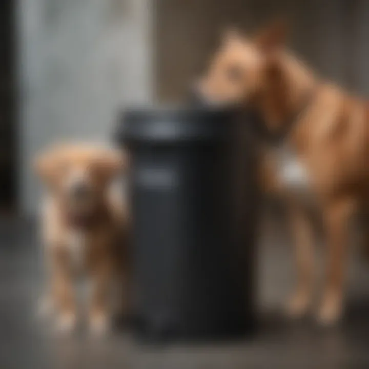 DIY dog-proof garbage can solutions