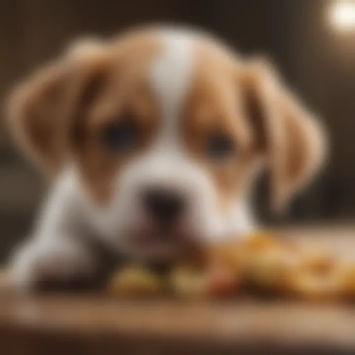 Signs of digestive distress in puppies and dietary responses