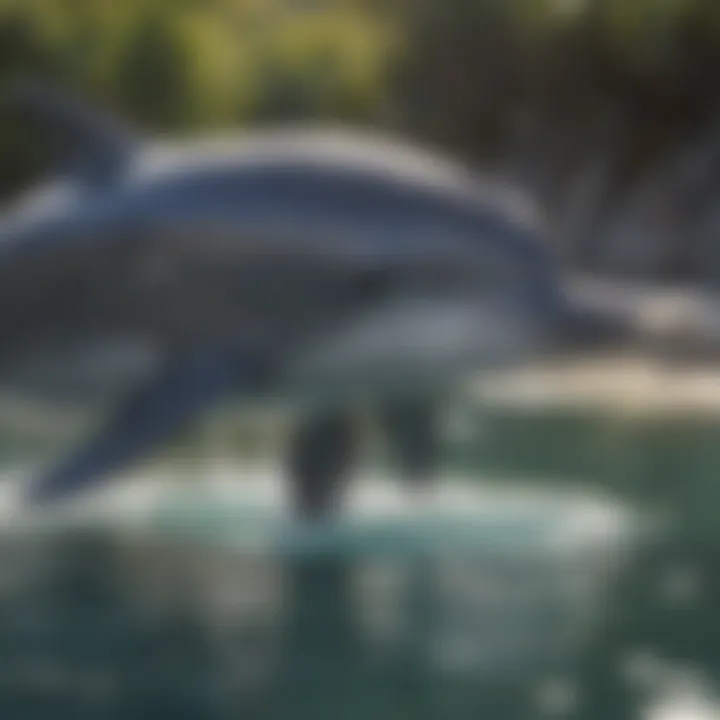 Various dolphin species displaying different color patterns and markings