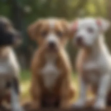 Socialization Activities for Pit Puppies Socializing pit puppy with other dogs
