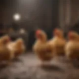 Diverse chicken breeds for egg production