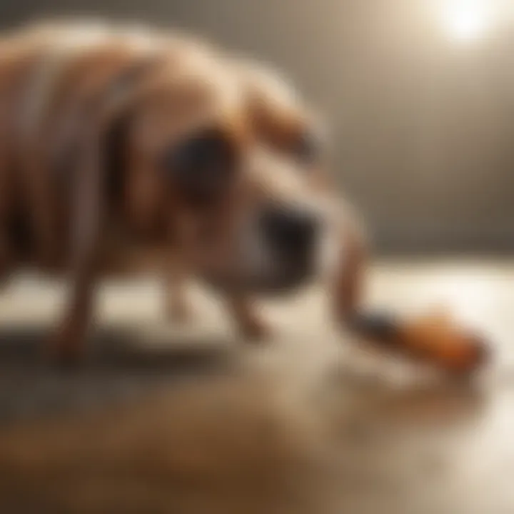 Pet enjoying a flea-free environment