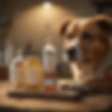 Exploring Natural Remedies for Canine Itchiness A variety of natural remedies displayed on a table