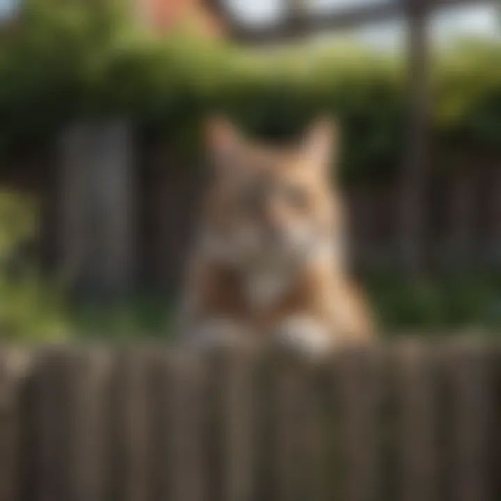 A variety of cat fences showcasing different materials and designs