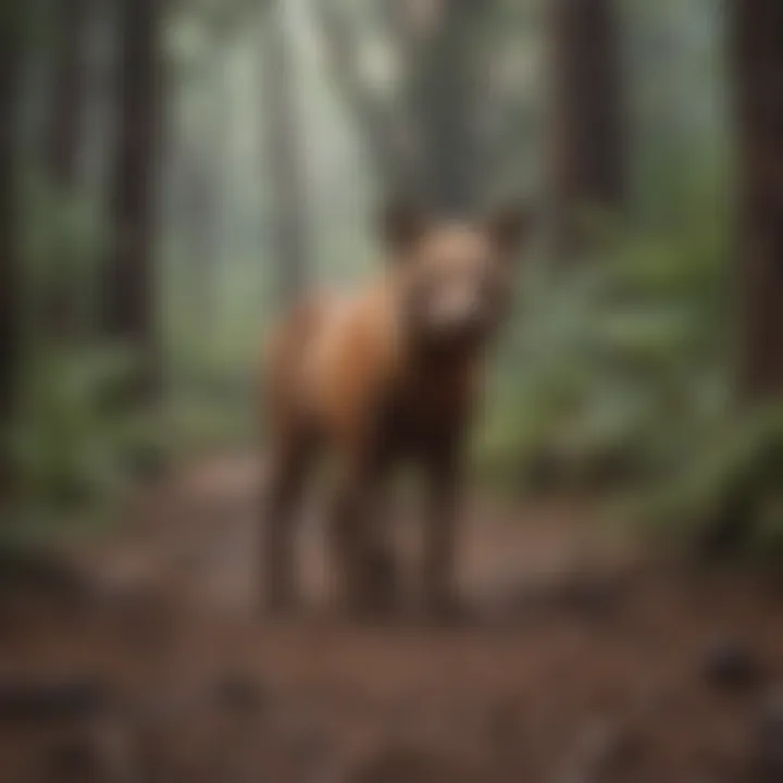 Unique wildlife spotted during a camping trip in the Golden Gate area