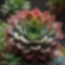 A vibrant array of various succulent species showcasing their unique forms and colors.