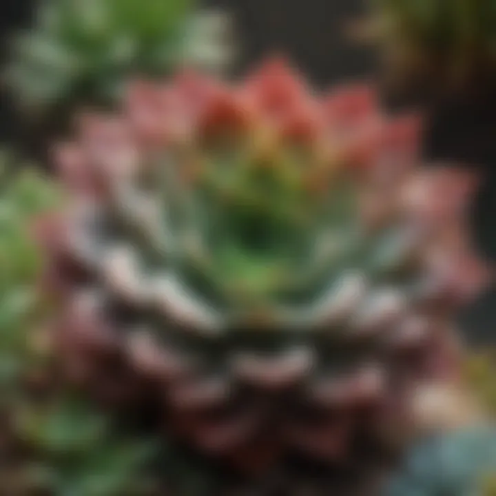 A vibrant array of various succulent species showcasing their unique forms and colors.