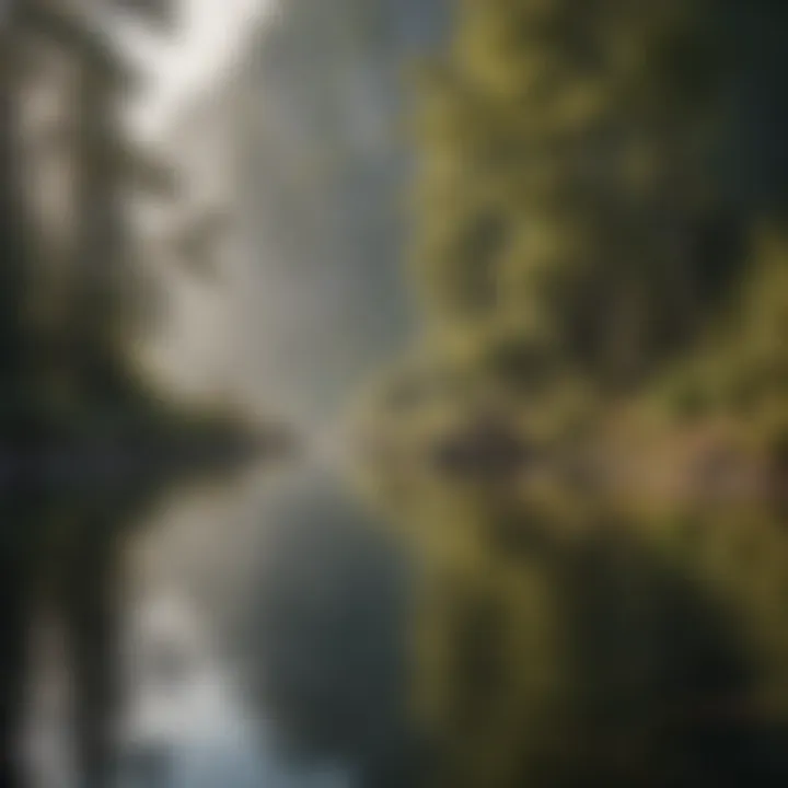 A scenic view of a fishing location, perfect for podcast discussions