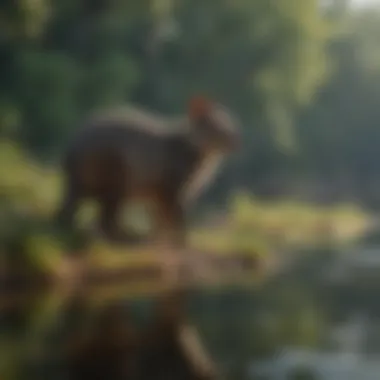 A close-up of native wildlife found in and around Flat Head Lake, highlighting the biodiversity.