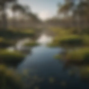 Stunning view of Georgia's coastal wetlands showcasing rich biodiversity.