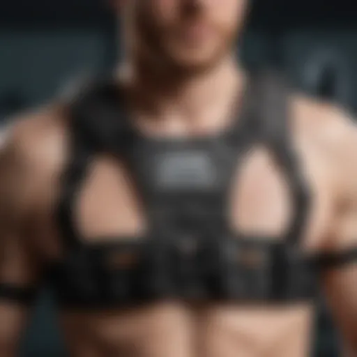 Detailed view of the Icefang Tactical Harness showcasing its ergonomic design.