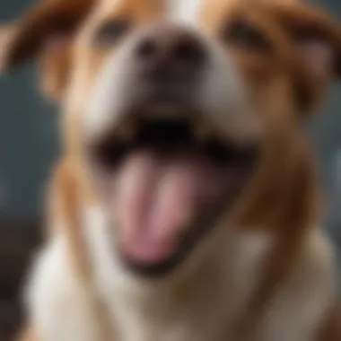 Healthy Dental Care for Pets A close-up of a dog with healthy teeth, showcasing the importance of dental care in pets.