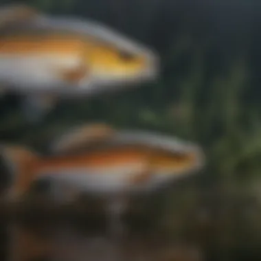 Diverse Fish Species from Virginia Close-up of various fish species caught in Virginia waters