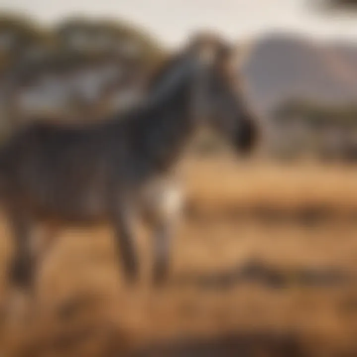 A diverse group of wildlife including zebras and gazelles