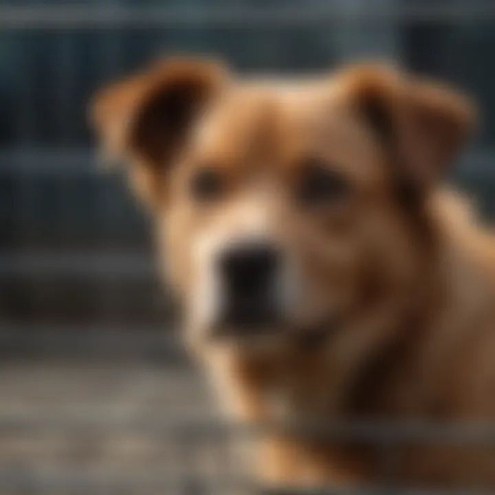 Safety aspects of dog cage training