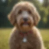 Elegant Labradoodle showcasing its unique coat