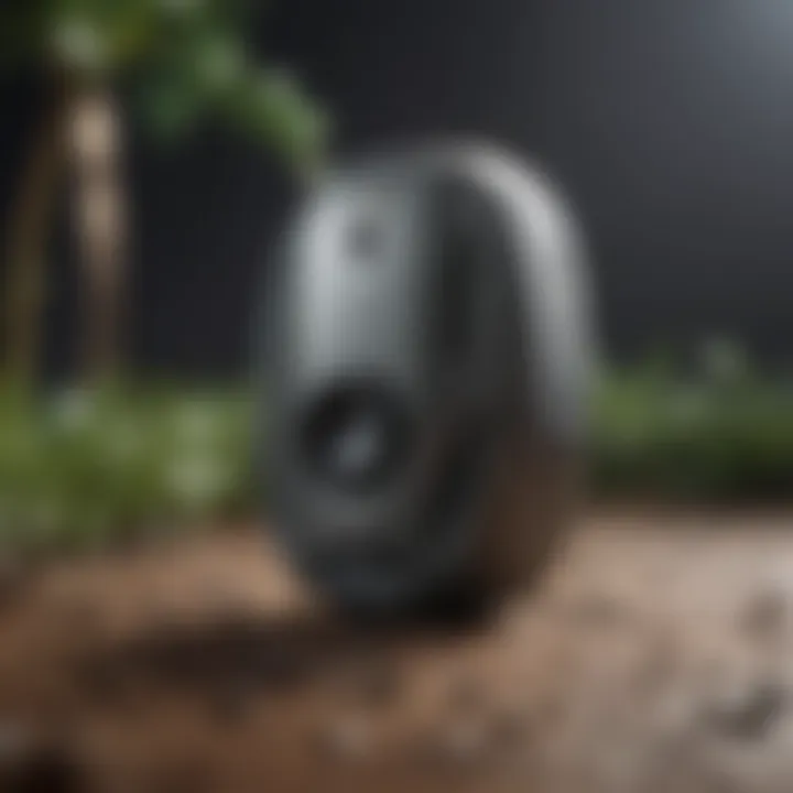Ultrasonic pest repeller device showcasing its sleek design