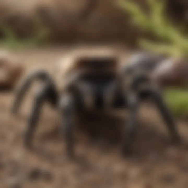 A visual representation of conservation efforts aimed at protecting tarantula species and their habitats.