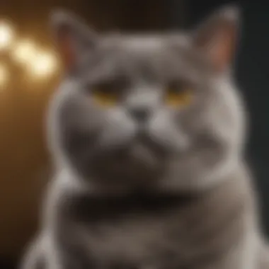British Shorthair: Calm and Plush British Shorthair displaying its calm demeanor and plush coat