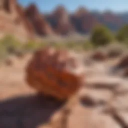 Breathtaking view of Red Rock Canyon in Nevada showcasing unique geological formations
