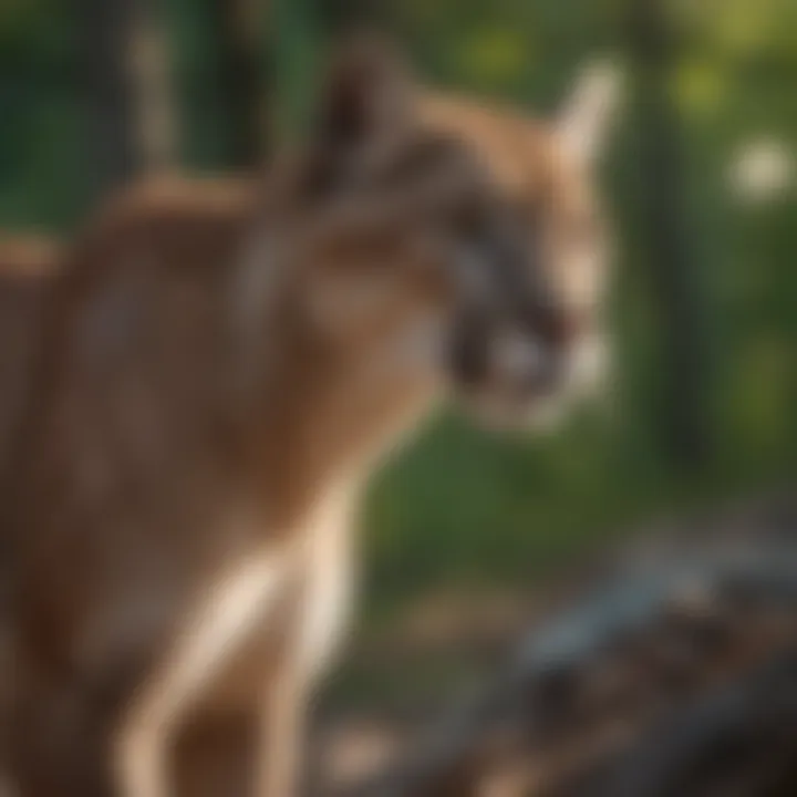 A map highlighting cougar sightings across Ohio, indicating their distribution and movement patterns.